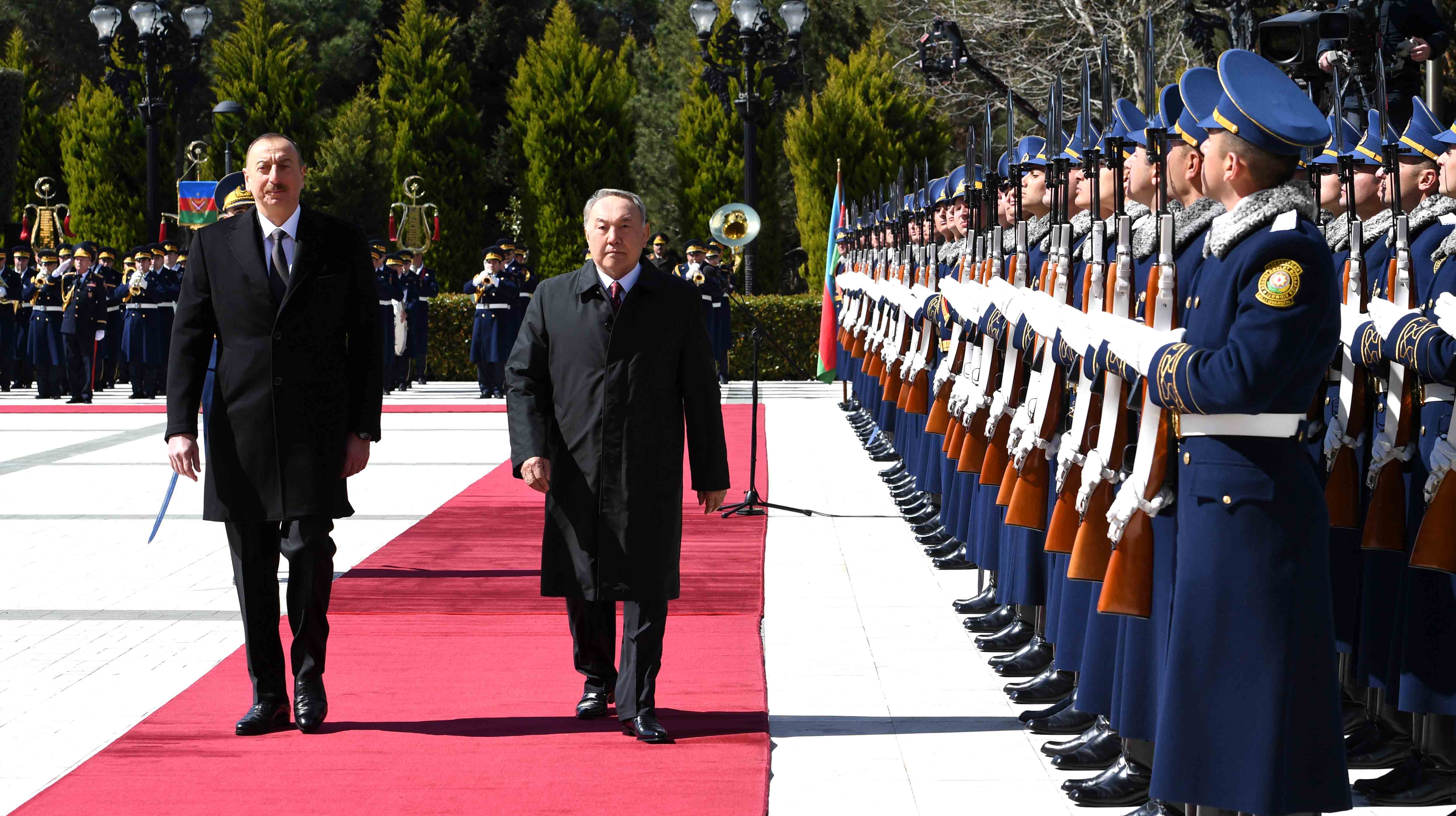 Назарбаев Әзербайжан Президентімен кездесті