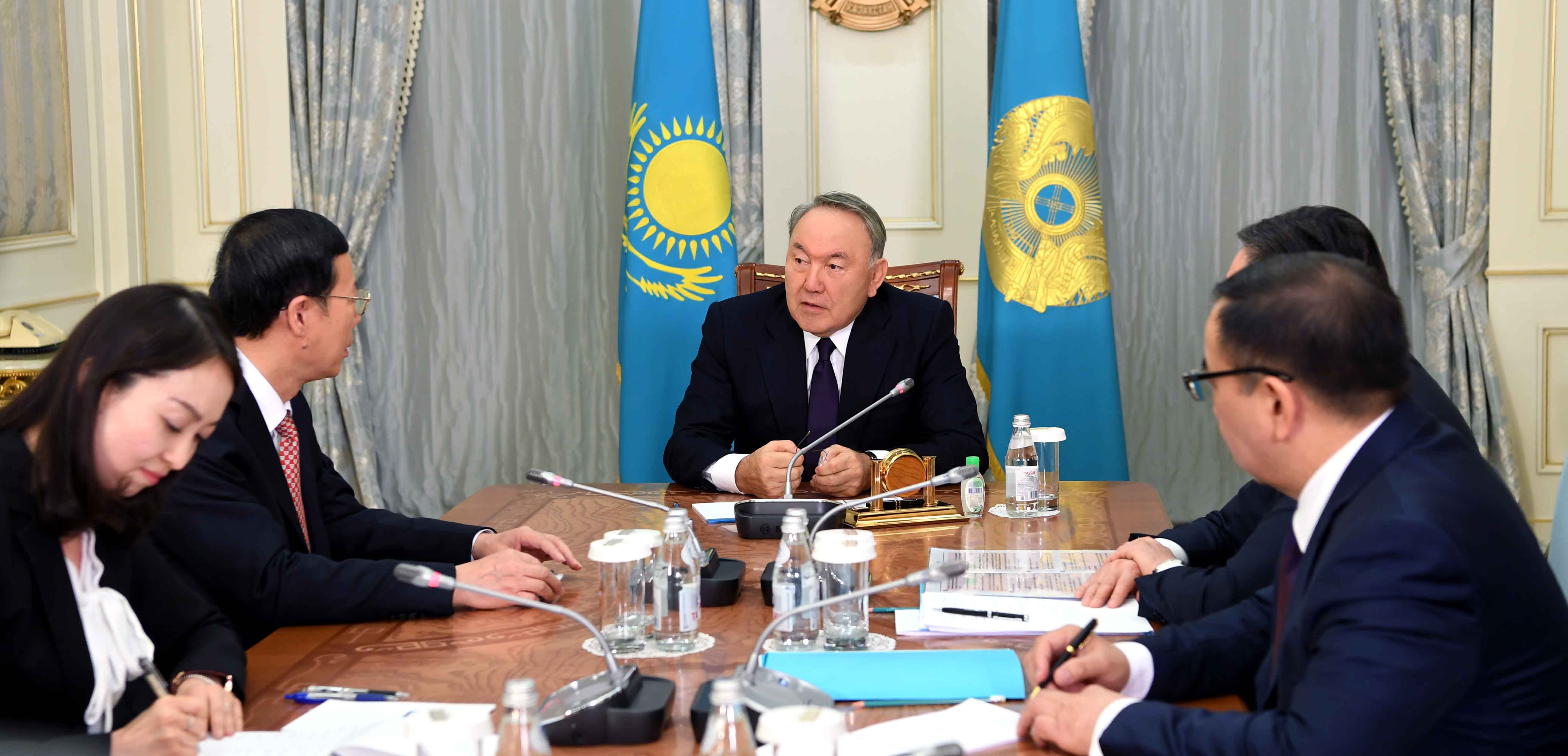 Н.Назарбаев ҚХР Мемлекеттік кеңесінің бірінші вице-премьері Чжан Гаолимен кездесті
