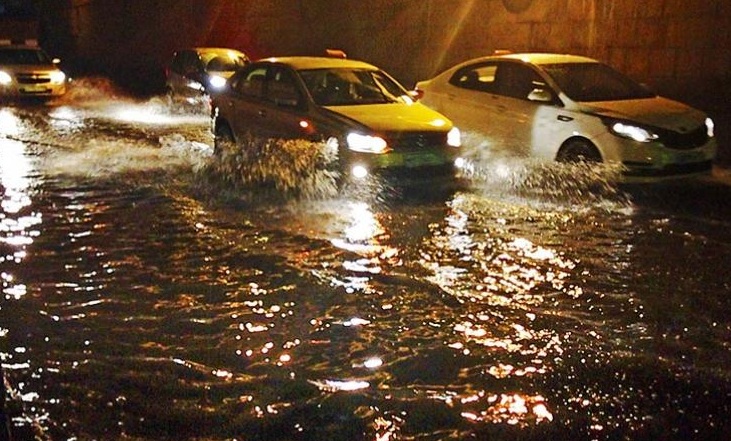 Алматы түні бойы ақ жауынның астында қалды 