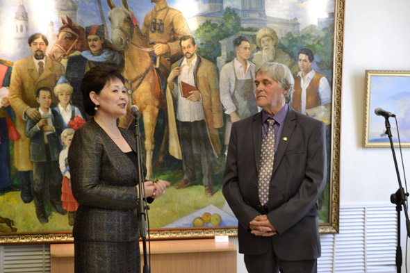 Қостанайда белгілі суретші Николай Торшиннің дербес көрмесі ашылды