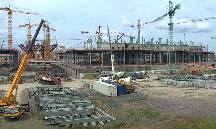 Зауыт құрылысы тоқтап қалды