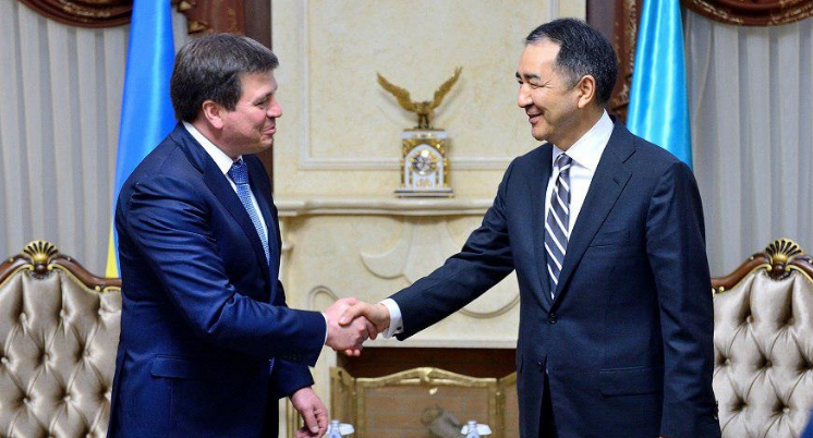 Бақытжан Сағынтаев Украина Премьер-Министрінің орынбасары Геннадий Зубкомен кездесті