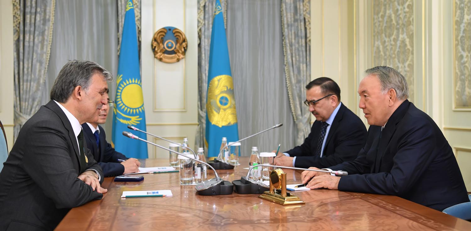 Елбасы Түрік Республикасының бұрынғы президенті Абдулла Гүлмен кездесті