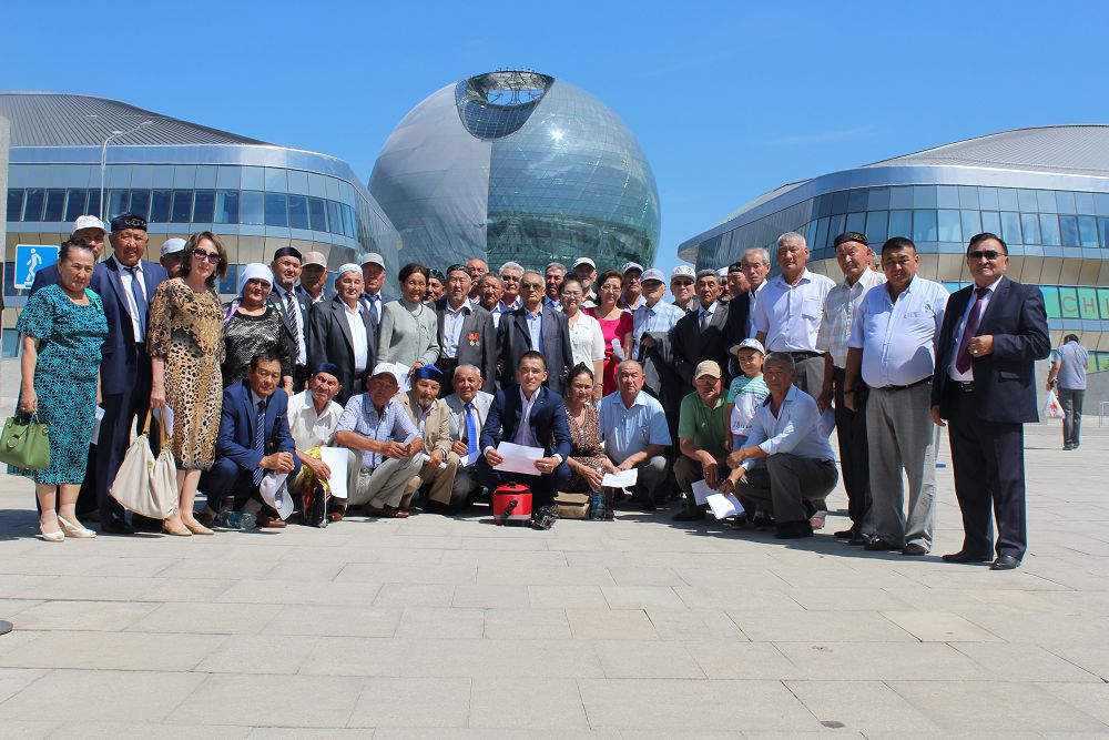 Созақ ауданының ардагерлері «ЭКСПО»-да қонақта