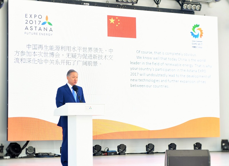 Мәжіліс Төрағасы Қытай Ұлттық күнінің ашылуына қатысты