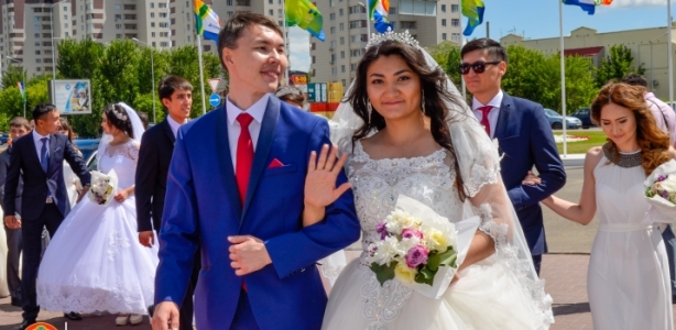 Қала күні мерекесі қарсаңында 38 жұп некелерін қиды