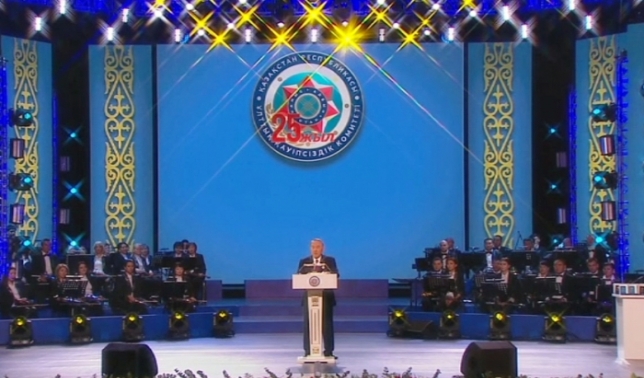 Елбасы ҰҚК-нің 25 жылдығына арналған салтанатты шараға қатысты