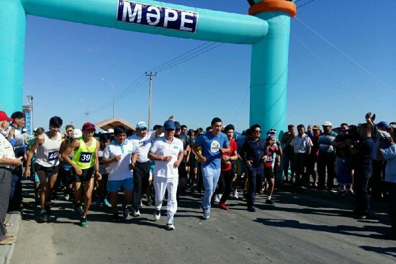 Алакөл жағасында дуатлон жарысы басталды