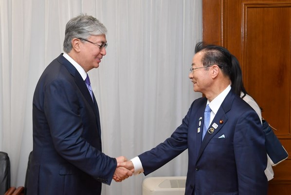 Сенат Төрағасы Жапония Парламентінің Қазақстанмен достық лигасының төрағасын қабылдады