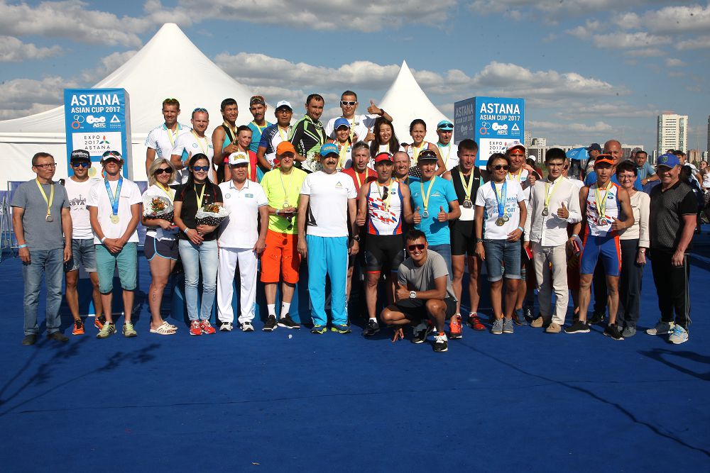 Триатлоннан еліміздің ашық чемпионаты мәреге жетті