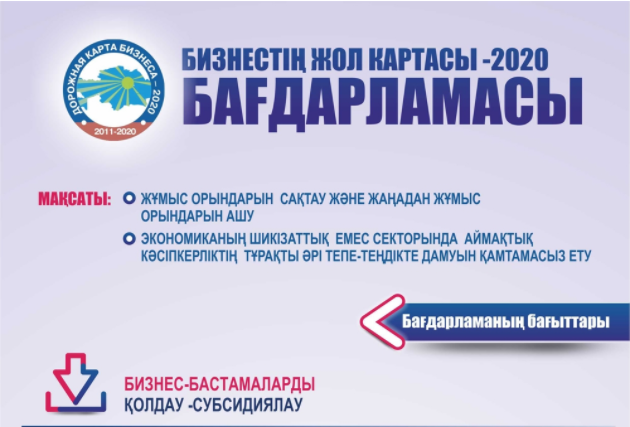 Бизнестің жол картасы - 2020 бағдарламасы