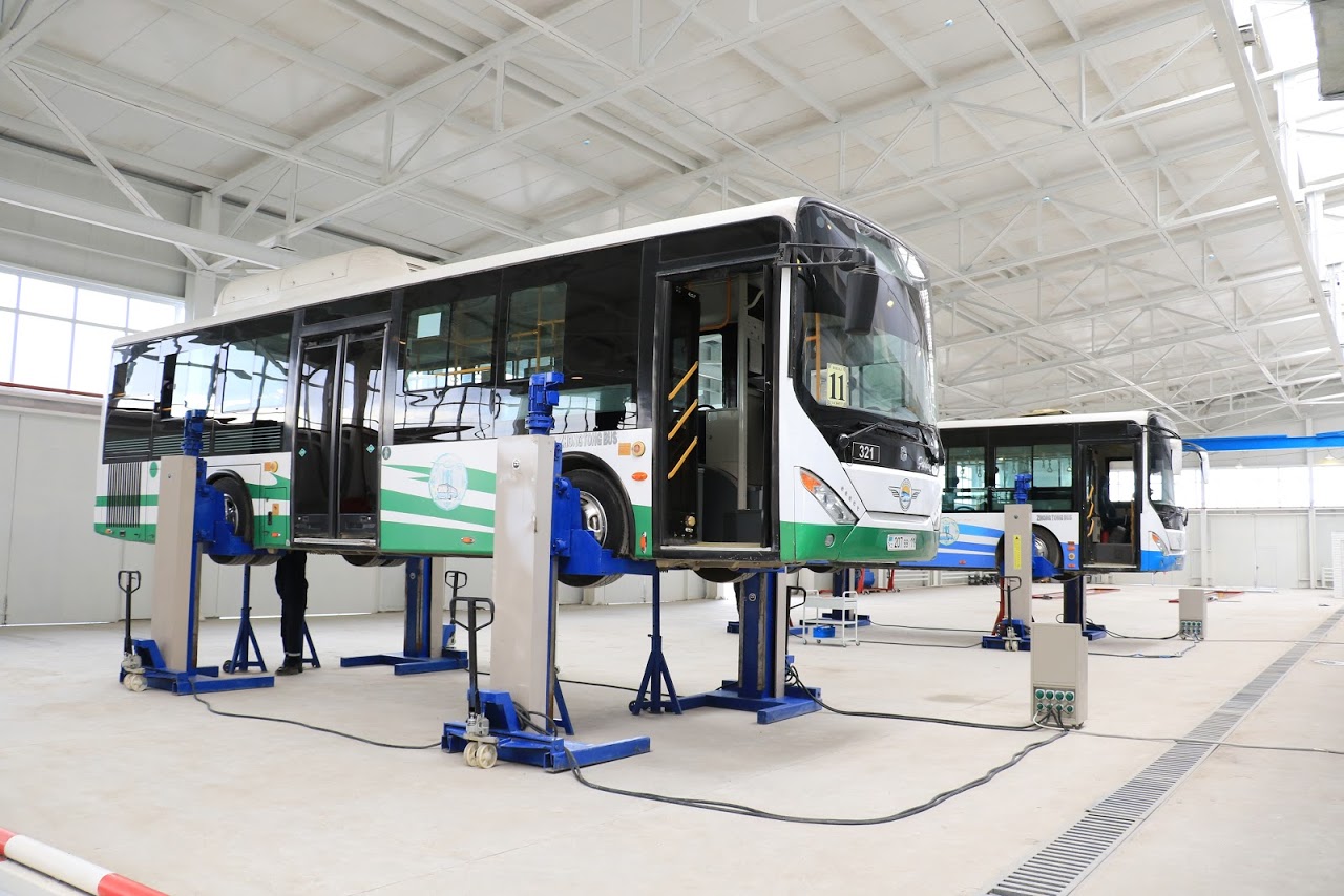 Қызылордада жаңа үлгідегі автобус паркі ашылды