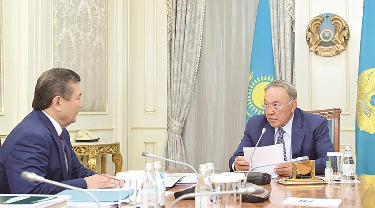 Президент Қазақ ұлттық аграрлық университетінің ректорын қабылдады 