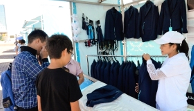 Астанада мектеп жәрмеңкесі өтіп жатыр