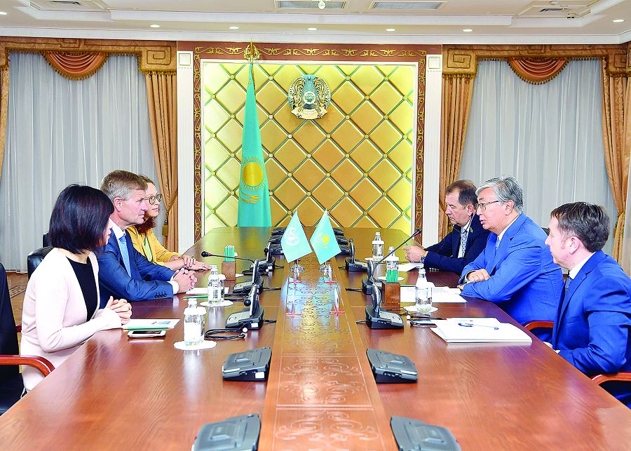 Тоқаев БҰҰ Бас хатшысының орынбасары Эрик Солхеймді қабылдады