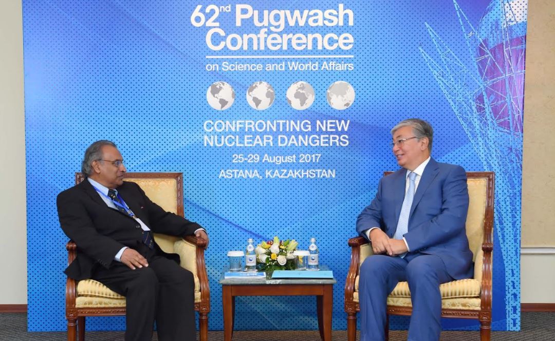 Сенат Төрағасы Пагуош конференциясында бірқатар кездесулер өткізді