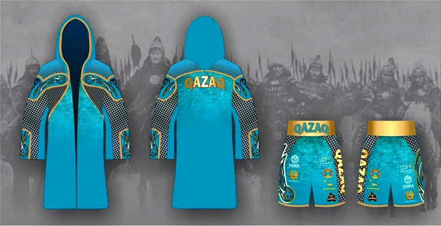 Боксшы Қанат Исламның жекпе-жекте киетін киімі таныстырылды