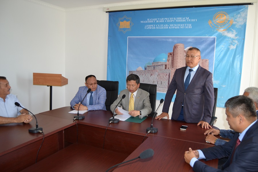 «Әзірет Сұлтан» қорық-музейіне жаңа басшы келді 