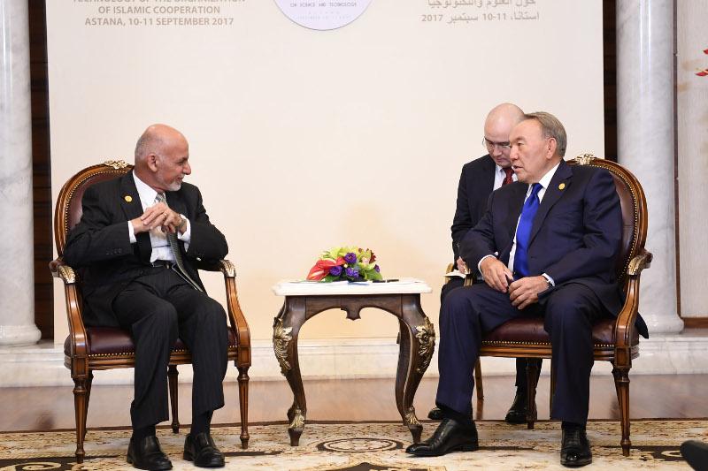 Нұрсұлтан Назарбаев Ауғанстан президентімен кездесті