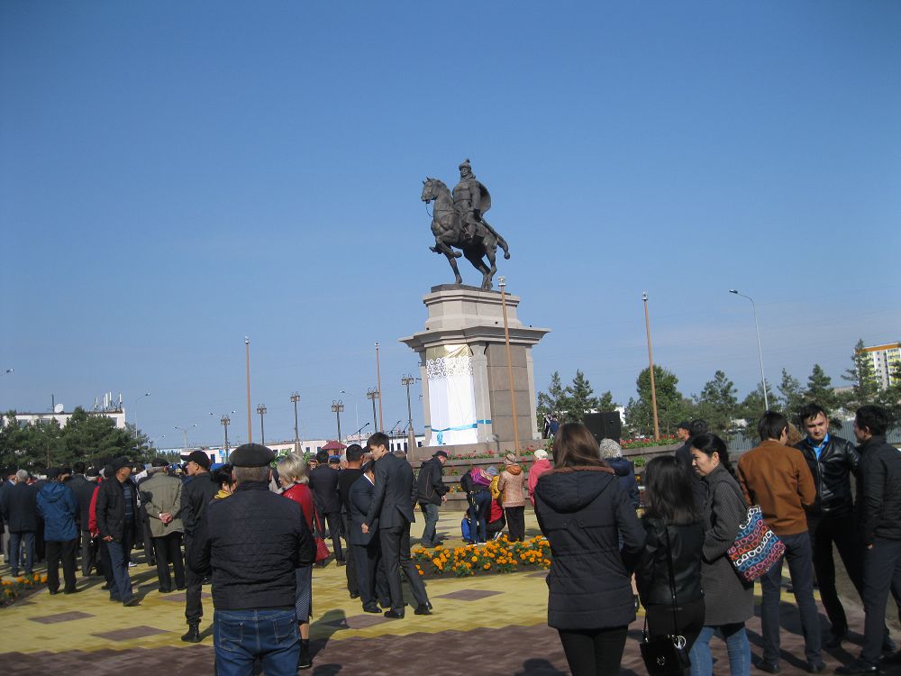 Қостанайда Шақшақ Жәнібек батырға ескерткіш орнатылды