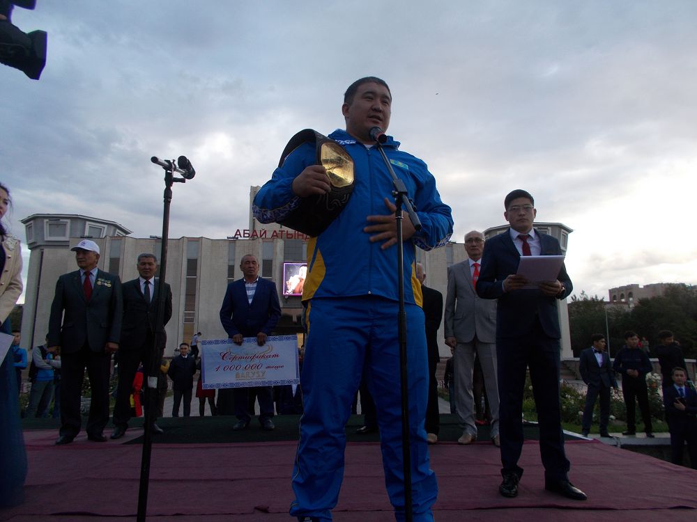 Айбек Нұғымаров: Жеңісімді жерлестеріме арнаймын!