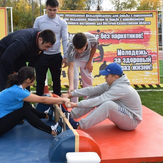 ШҚО-да «Біз нашақорлыққа қарсымыз» атты акция өтті