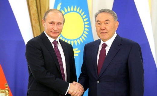 Владимир Путин Нұрсұлтан Назарбаевқа құттықтау жеделхатын жолдады