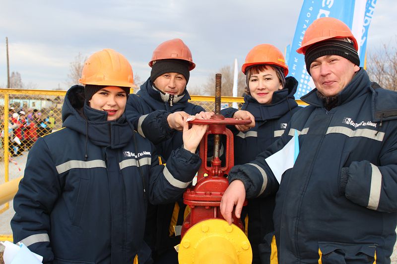 Ворошилов ауылына көгілдір отын келді
