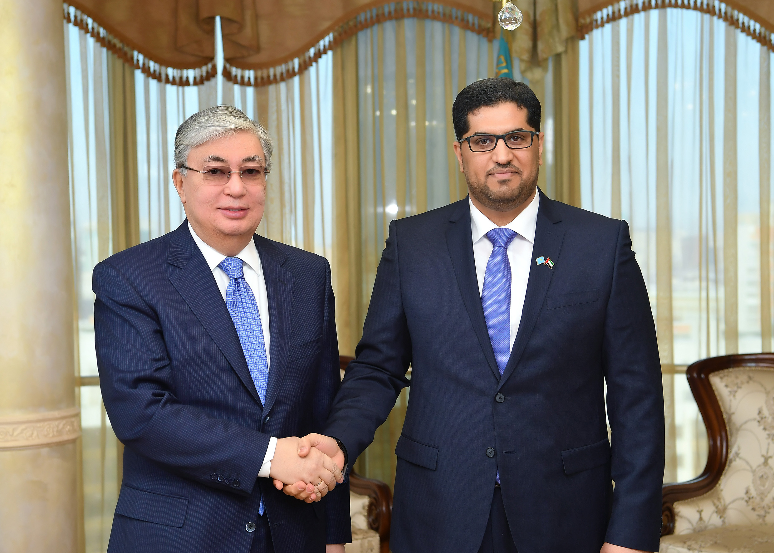 Сенат төрағасы Тоқаев Біріккен Араб Әмірліктерінің Елшісімен кездесті

