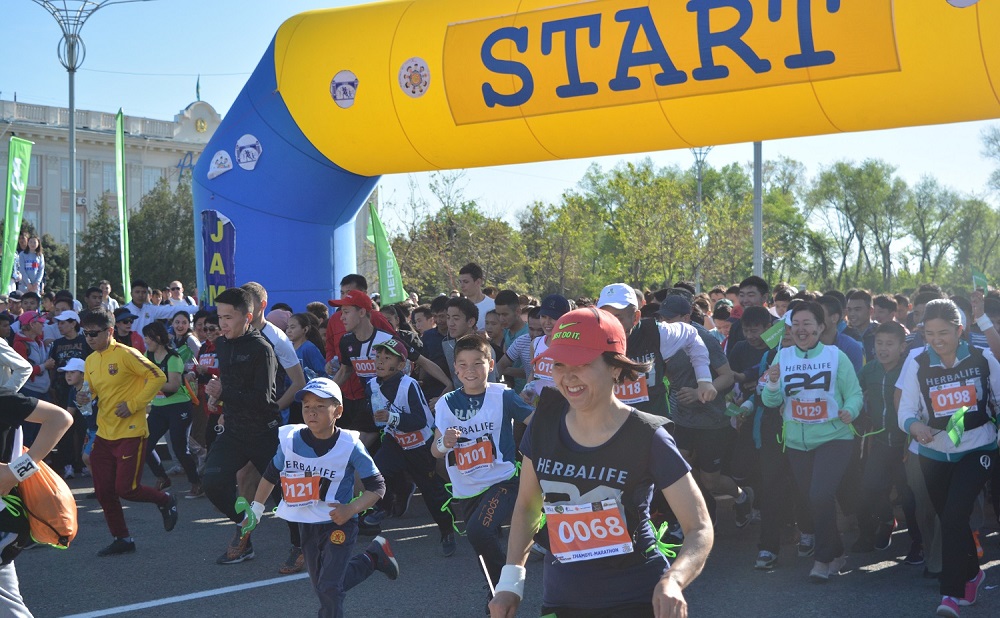 Таразда «Жамбыл Марафон» атты спорттық іс-шара өтті