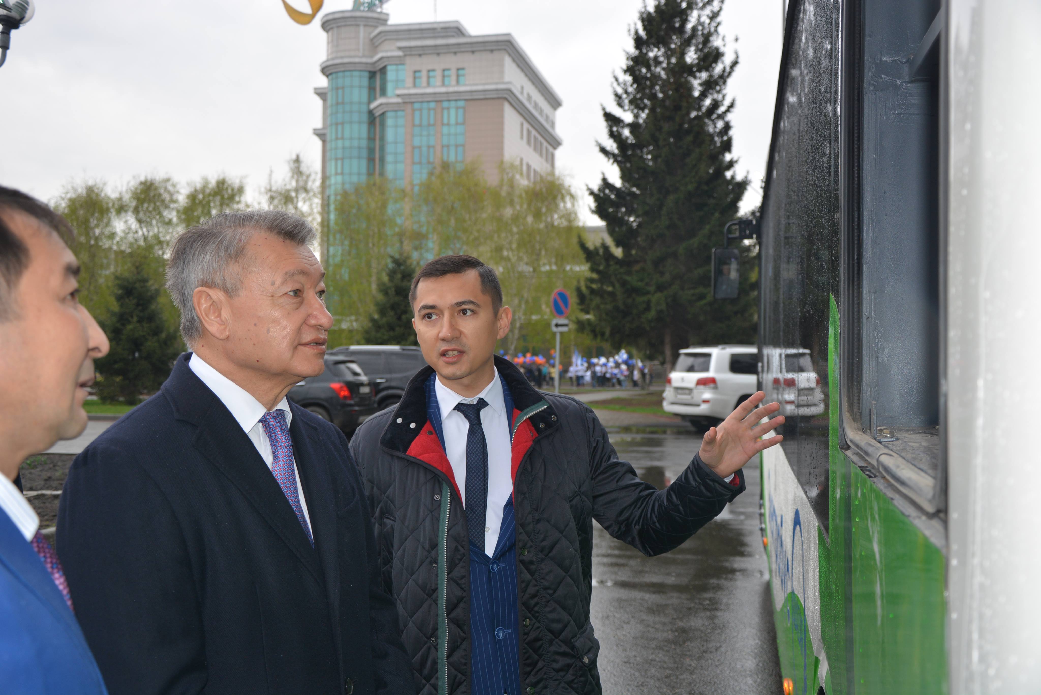 Өскеменде электробус сынақтан өткізіліп жатыр