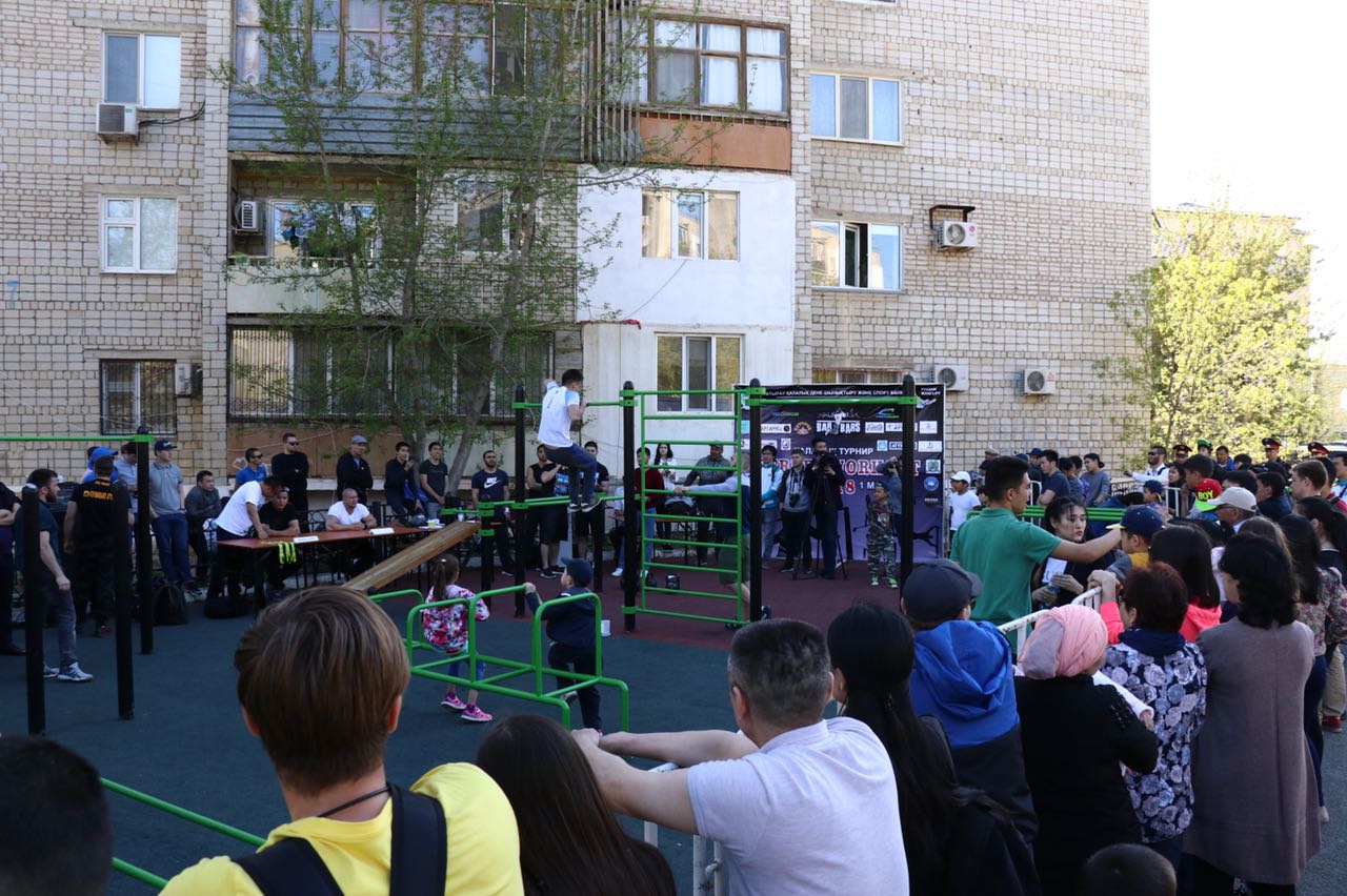 Атырауда алғаш рет «Street Workout»-тан қалалық турнир басталды