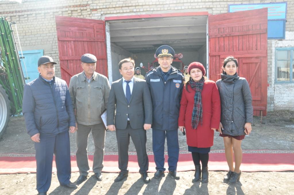 Қостанай облысында 18-ші өрт сөндіру бекеті ашылды
