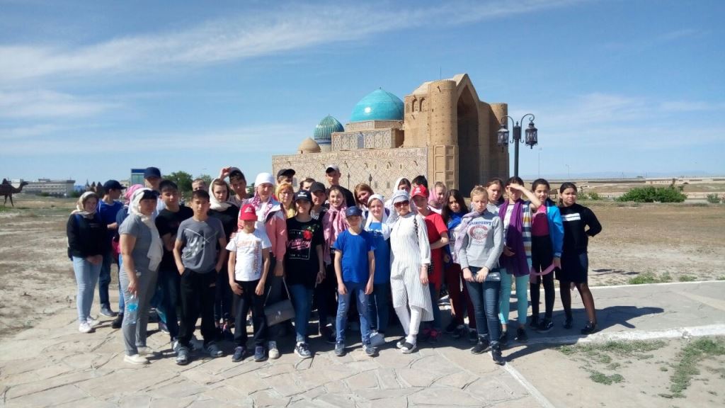 Балалар үйлерінің тәрбиеленушілері Оңтүстік  Қазақстанға экскурсиямен барды