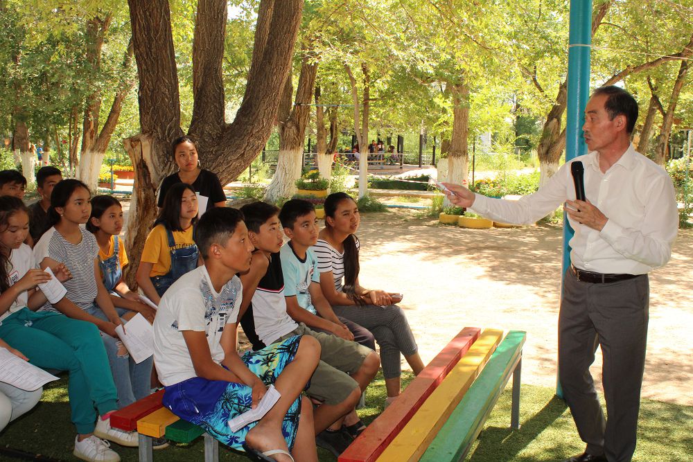 Жеткіншектер сауықтыру лагерінде өз-өзін жетілдіре түсті