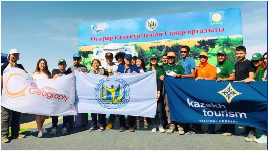 «Ұлы Дала Eліне саяхат» Отырар қаласына жетті