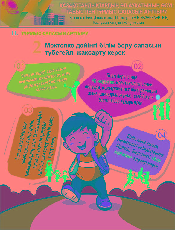 Халық жағдайын жақсартуды мақсат еткен құжат