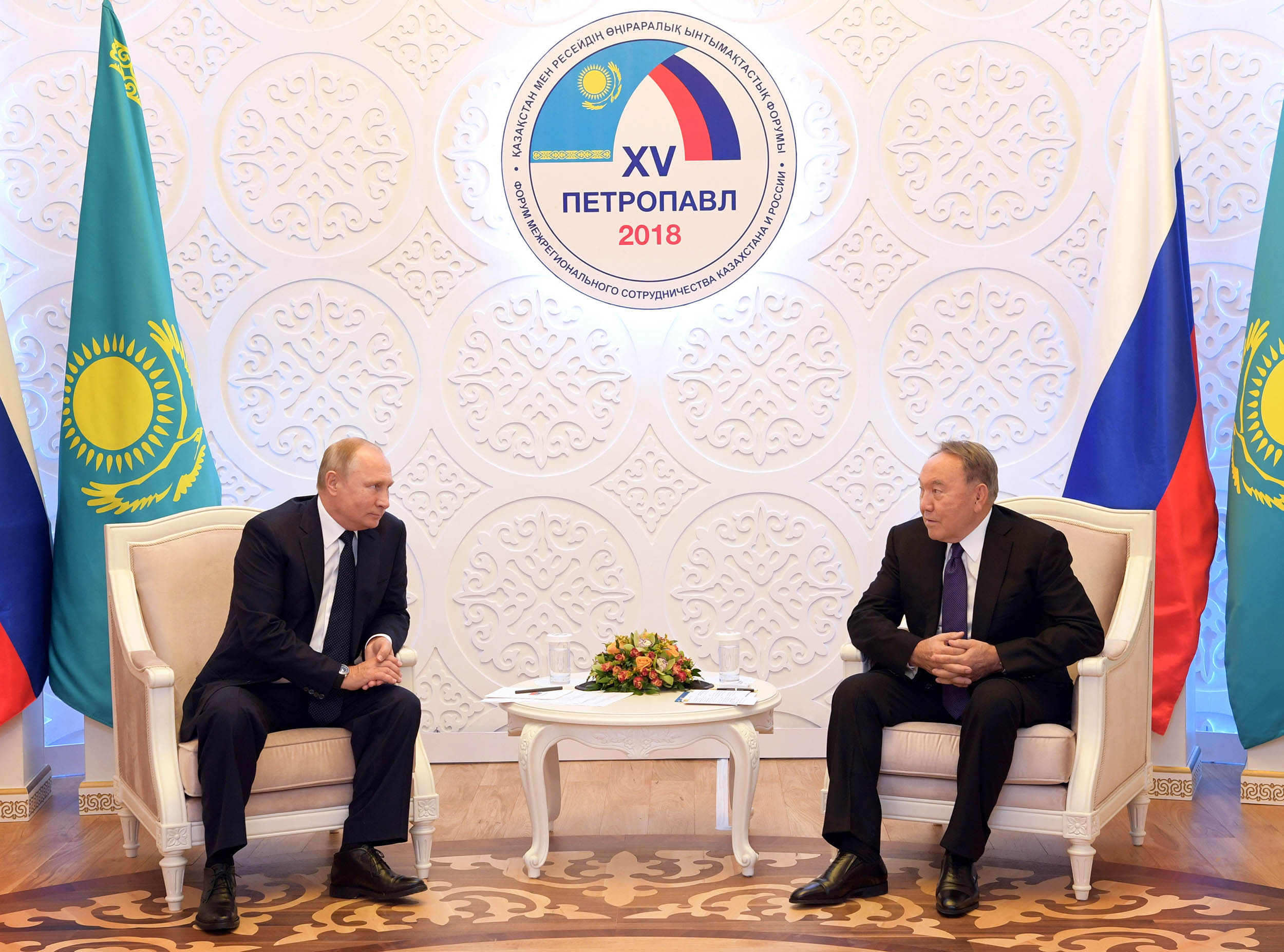 Мемлекет басшысы Ресей Федерациясының Президенті Владимир Путинмен кездесті