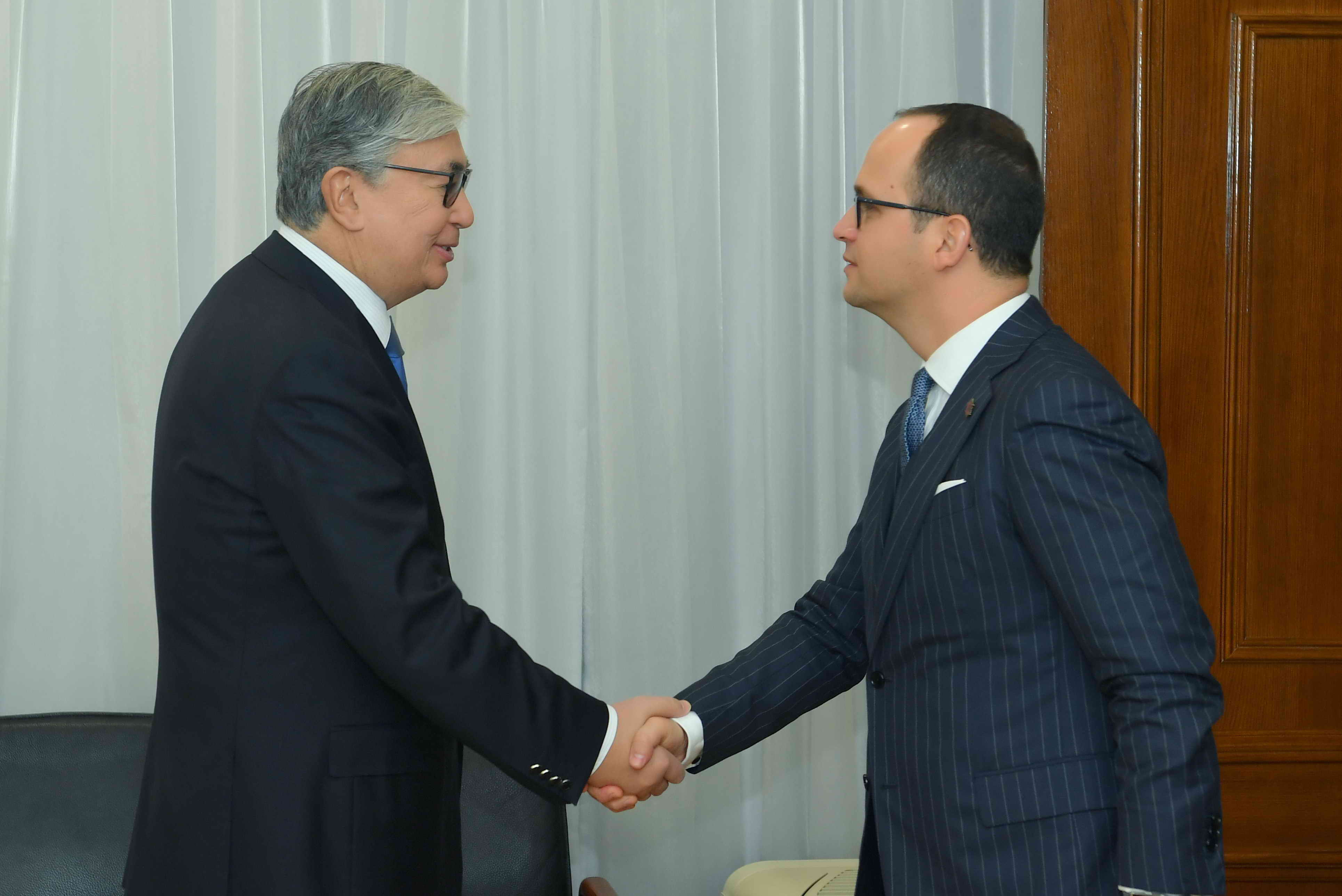 Қ.Тоқаев Албанияның Еуропа және сыртқы істер министрі Д.Бушатиді қабылдады