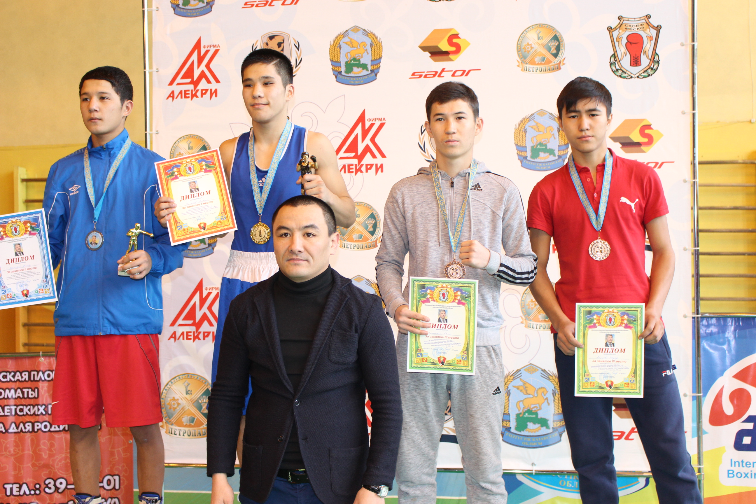 Солтүстік Қазақстанда бокстан республикалық турнир аяқталды