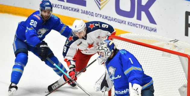 «Барыс» хоккейшілері ЦСКА-ны 5:2 есебімен жеңді