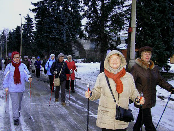 Павлодардағы шипажайда скандинавиялық жүріске мән беруде