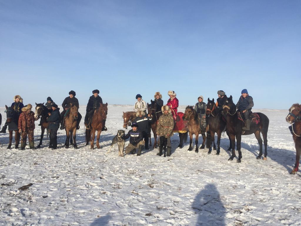 Баянауылдың Қызылтау ауылында  көкпаршылар тұрады