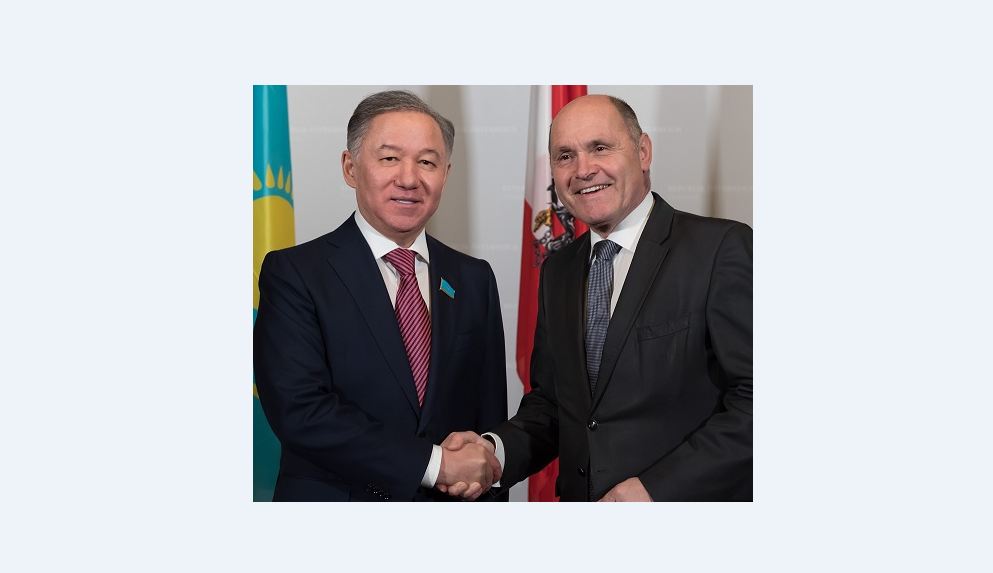 Н.Нығматулин Аустрия Парламенті Ұлттық кеңесінің төрағасы В.Соботкамен кездесті