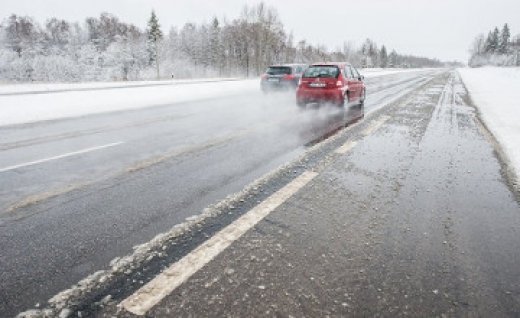 Көктайғақ салдарынан Ақмола облысының жолдары жабылды