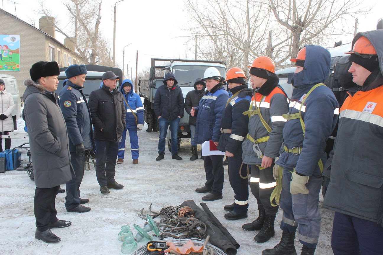 Ақтоғай ауданы Шолақсор ауылында су тасқынына орай командалық-штаб  орналасты