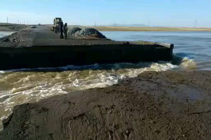 Павлодарда республикалық маңызы бар жолды су шайып кетті