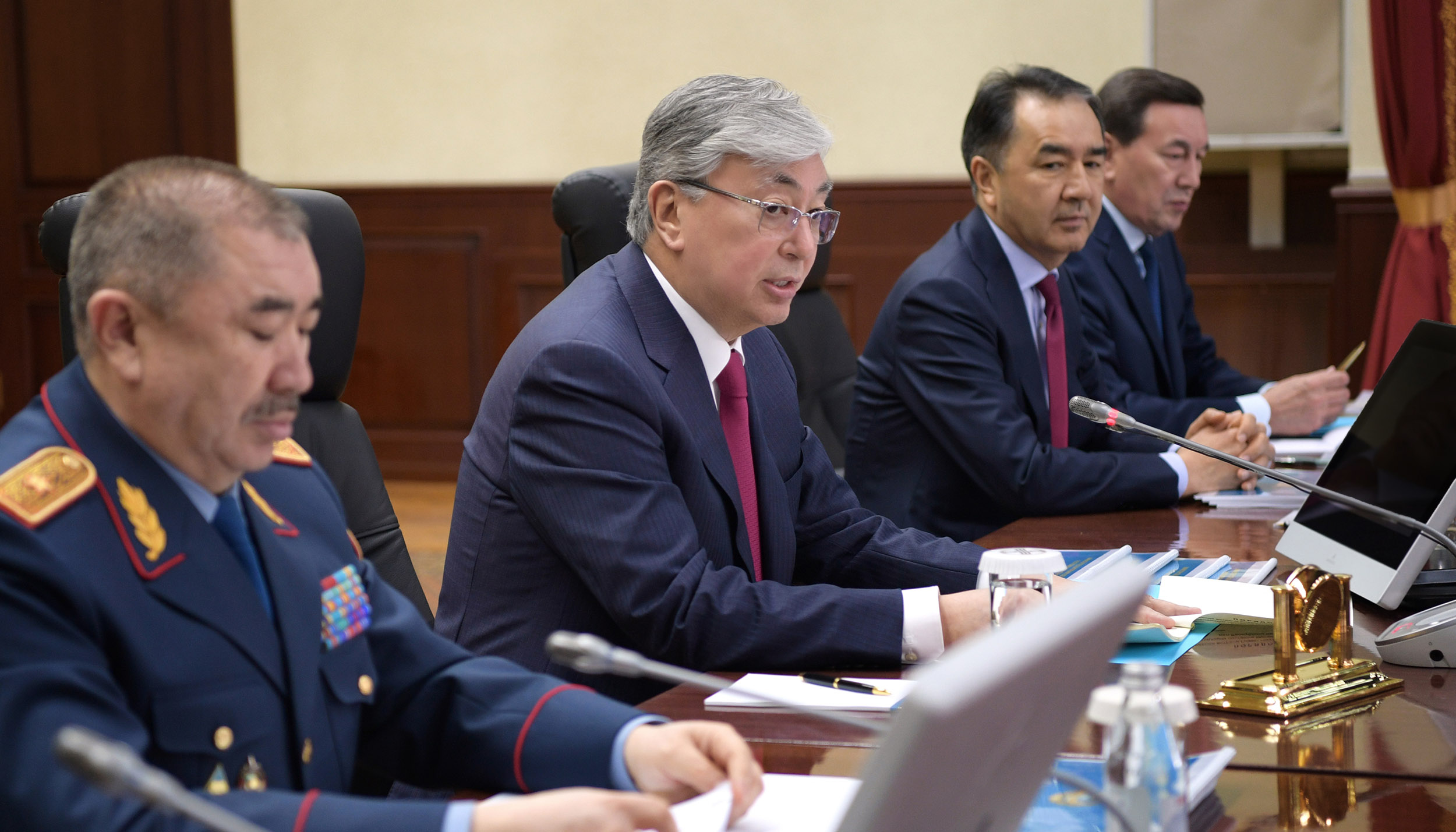 Қазақстан Президенті Ішкі істер министрлігінің кеңейтілген алқа отырысына қатысты