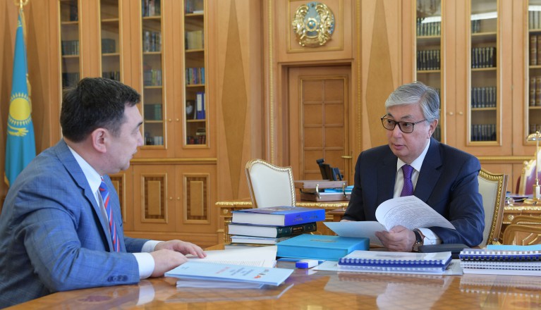 Қасым-Жомарт Тоқаев Халықаралық Түркі академиясының президентін қабылдады