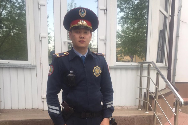 Көкшетаулық полицей эпилепсиямен ауыратын жігіттің өмірін сақтап қалды